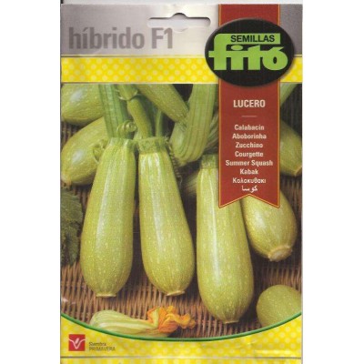 Semillas de Calabacín Híbrido f-1 Lucero