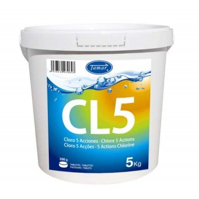 CLORO 5 ACCIONES (Tableta 200 g)
