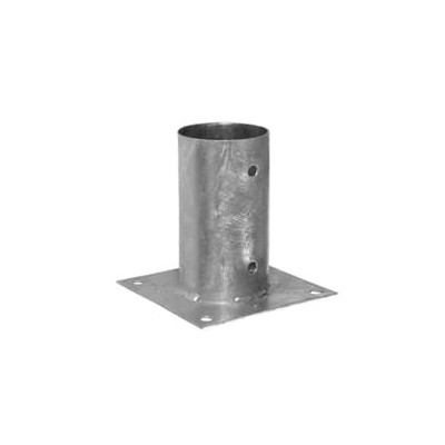 pletina cuadrada con base plana